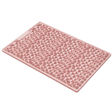 【心靈捕手嚴選】加大全穴位軟膠超慢跑墊 榴槤紋長方形款(指壓板 按摩腳踏墊 腳底按摩)檸檬黃