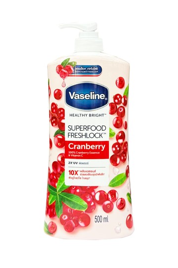 Vaseline 凡士林 蔓越莓+VT-C 身體乳液 500ml~優惠價:230元｜岡山戀香水