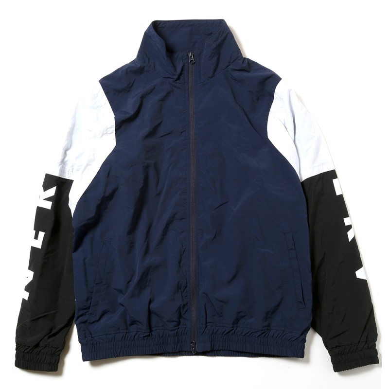 EVANGELION SWITCHING NYLON JACKET (ネイビー×ブラック×ホワイト(06))（XL） | LINEブランドカタログ