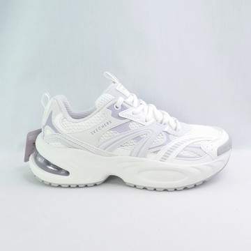 SKECHERS 177606WLV 女休閒鞋 Uno RYZE 氣墊 白/薰衣草【iSport愛運動】
