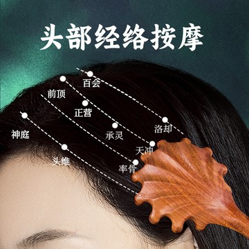 台灣出貨👑檀木按摩梳 貝殼抓錢梳子 整木一體頭部經絡梳 頭部按摩梳 頸部頭療按摩刷 四肢刮痧點穴 放鬆肌肉
