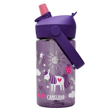 400ml Flip Straw 兒童吸管運動水瓶RENEW 歡樂獨角獸