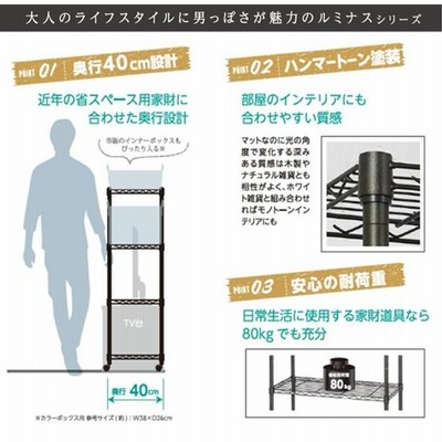 ハンマートーン塗装4段110Wメタルラック - メルカリ