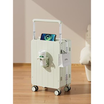 DTA2025新款行李箱女高顏值鋁框20寸登機小型超輕便寬拉桿旅行箱