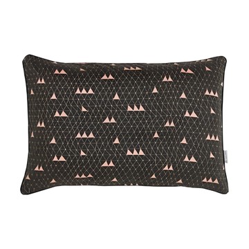 ahtty blanc 印花枕 兒童棉質枕頭  50 x 30cm  挪威森林 炭灰色