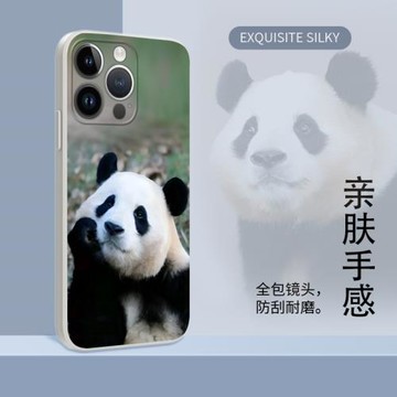 大熊貓福寶手機殼適用蘋果16新款iPhone14promax可愛13mini創意12pro情侶xr硅膠軟殼8plus/7p/xs周邊15熊貓套