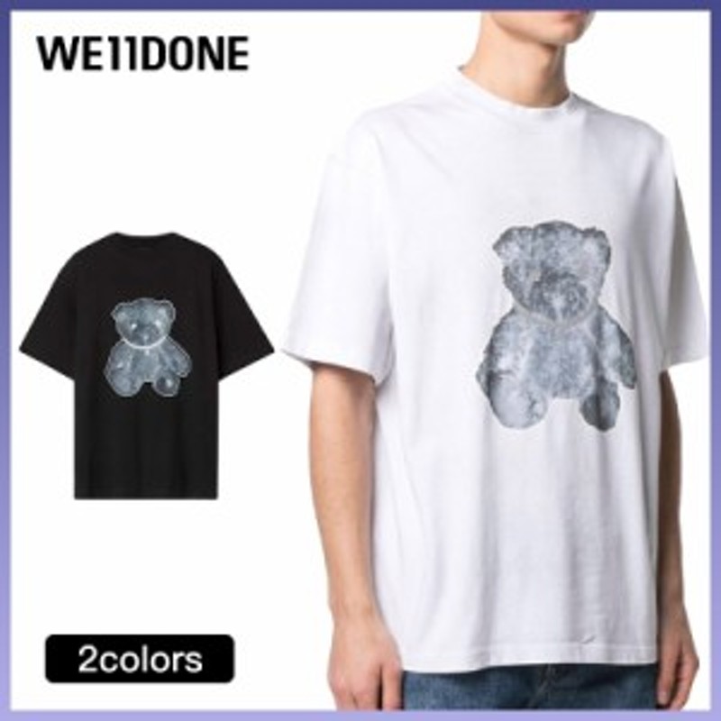 送料無料 WE11DONE ウェルダン Tシャツ メンズ 半袖 T-SHIRT トップス