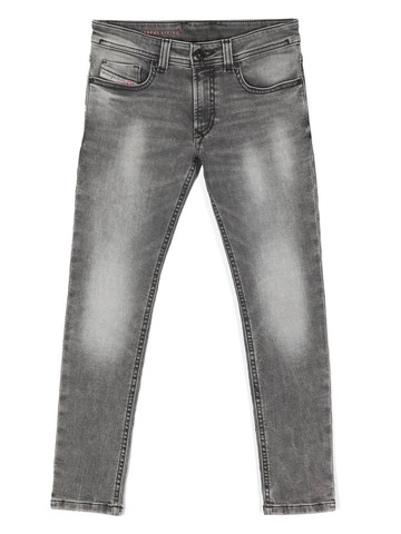 Diesel Kids - 1979 straight-leg jeans - kids - Elastane/Cotton/Polyester - 12 yrs - Grey