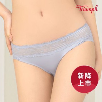 黛安芬-智能提托系列 中腰三角褲 M-EL 青藍