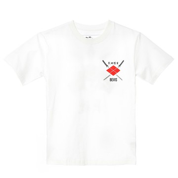 《 Bevis 武士魂 》日本武士魂武田信玄Tshirt(黑|象牙白)