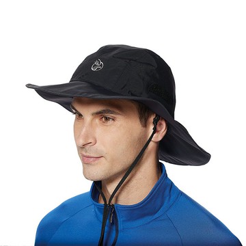 【Wildland 荒野】抗UV防水保暖盤帽 中性 黑色 W2017-54