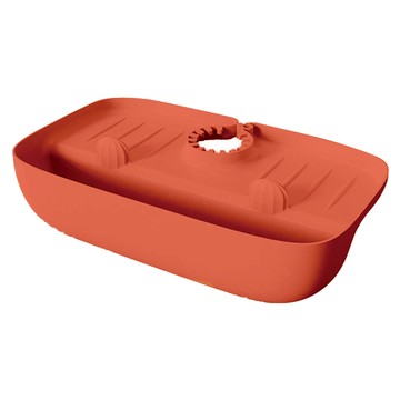 小麥購物 廚房浴室水槽瀝水架 L1130  1個  橙色