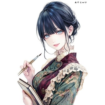 【9 月新款】07-141-0160 人物貼紙 幻想復古浪漫喫茶