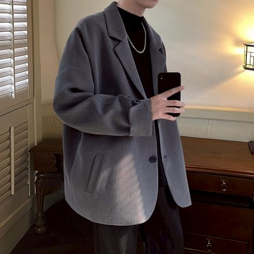 𝒚𝒐𝒖𝒓® 𝒔𝒕𝒖𝒅𝒊𝒐|韓系 休閑百搭 西裝外套 多顔色便服 歐美小香風 痞帥寬鬆 秋冬小西服 落肩 西服外套 X06