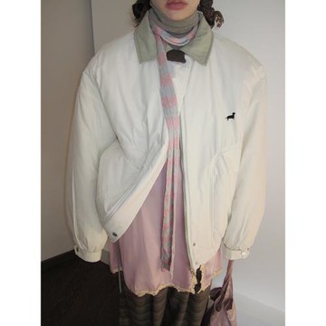 3months白色棉衣棉服女冬季2025年新款小個子短款加厚爆款ins外套