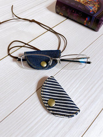 岡山靛 眼鏡掛飾 項鍊 鏡架掛繩 靛、山核桃木