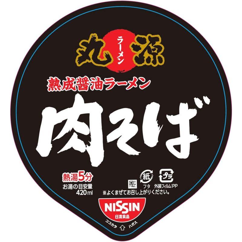 日清食品 丸源ラーメン 熟成醤油 肉そば 97g×12個