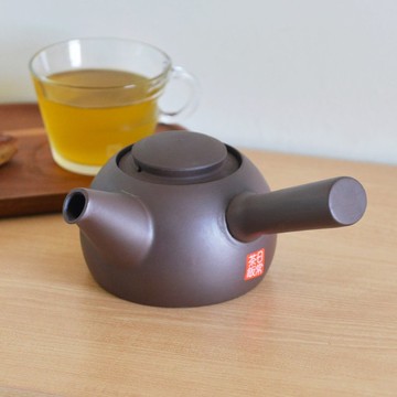 日本FORMLADY 小泉誠 日製萬古燒紫砂橫手急須茶壺-430ml