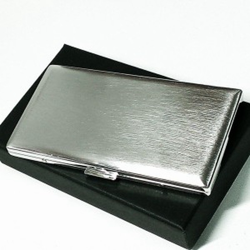 Tsubota Pearl シガレットケース 100mm 黒 リリースリムセブン