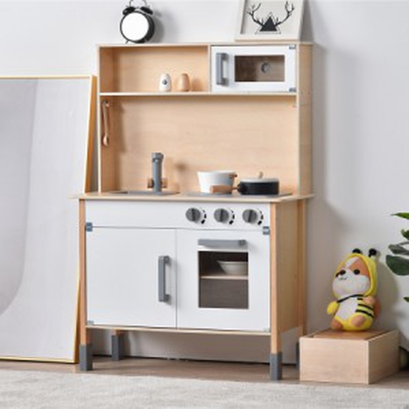 ままごと キッチン 木製 ままごとセット 誕生日 台所 知育玩具 子供用 子供 収納 まねっこ コンロミニキッチン おもちゃキッチン キッズ 通販 Lineポイント最大6 0 Get Lineショッピング