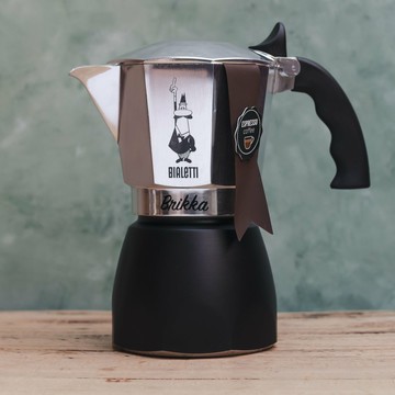 BIALETTI BRIKKA 增壓摩卡壺 加壓款(新版) 4人份/義式咖啡/卡布