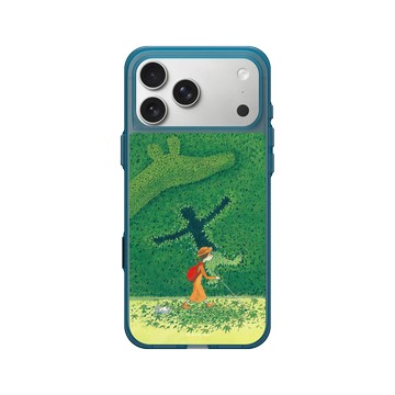 iPhone 17 Pro Max Clear (相機按鈕) 夜幕藍 - 幾米 Jimmy Liao - 地下鐵-影子之路