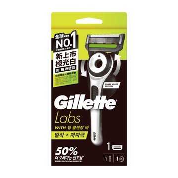 吉列Labs極光刮鬍刀1刀架1刀頭-附掛勾