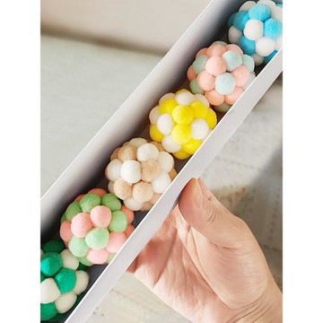 毛球貓玩具球自嗨解悶逗貓球彈力球逗貓神器寵物貓咪自嗨球逗貓棒