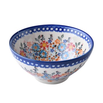 波蘭陶 蔚藍橙光系列 中式麵碗 15cm