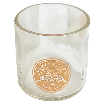 金門邁全球 x 旺萊酒雕工坊 金門高梁酒瓶杯 350ml  1個