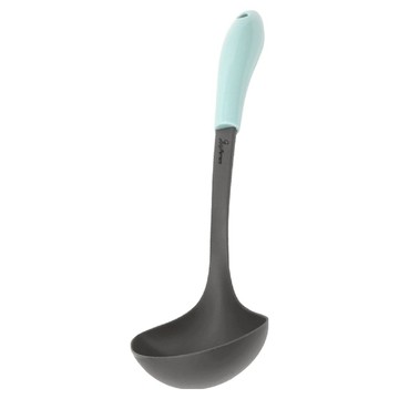 LuigiFerrero Norsk 不沾鍋尼龍湯杓 1支 粉藍色 耐熱不易變形 不傷鍋面  31.3 x 9.2 x 6.3cm