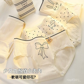 台灣出貨 棉質內褲 韓係內褲 軟萌內褲 無痕內褲 全棉內褲 透氣內褲 女純棉內褲 清新內褲 簡約內褲 甜美內褲