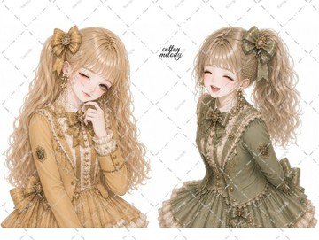 original sticker no.10220 人物貼紙 原創貼紙 人物貼紙 女孩貼紙 原創人物貼紙