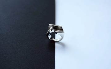 925銀 解構主義設計戒指【Frankness Jewellery】 原創