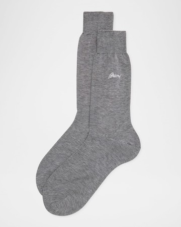 Men's Solid Crew Socks