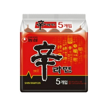 農心 4袋組-辛拉麵 官方境內版(5包/袋)
