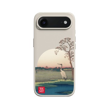 iPhone Air SolidX 貝殼灰 - The MET - 歌川廣重《名所江戶百景 蓑輪金杉三河島》
