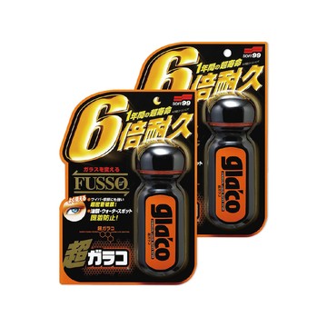 SOFT99 (2瓶超值組)日本6倍耐久力抗污耐磨汽車用驅水玻璃精(C236)70ml/瓶