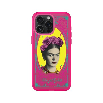 iPhone 15 Pro Max Clear 粉漾桃 - Frida Kahlo - 卡蘿的凝視