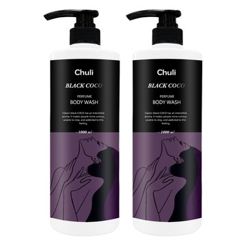 Chuli 女神系列 BLACK COCO 香水沐浴乳  1L  2瓶