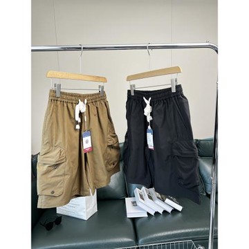 機能戶外山系！格紋肌理！夏季男士外貿耐磨防撕裂防潑水工裝短褲