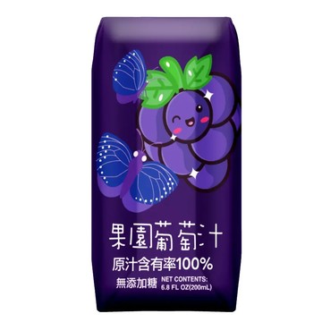 動物園100%果園葡萄綜合果汁24入