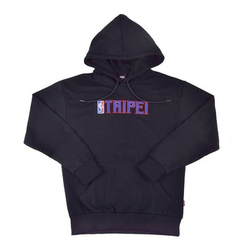 【NBA Store限定發售】NBA TAIPEI 球衣電繡 連帽T恤 黑
