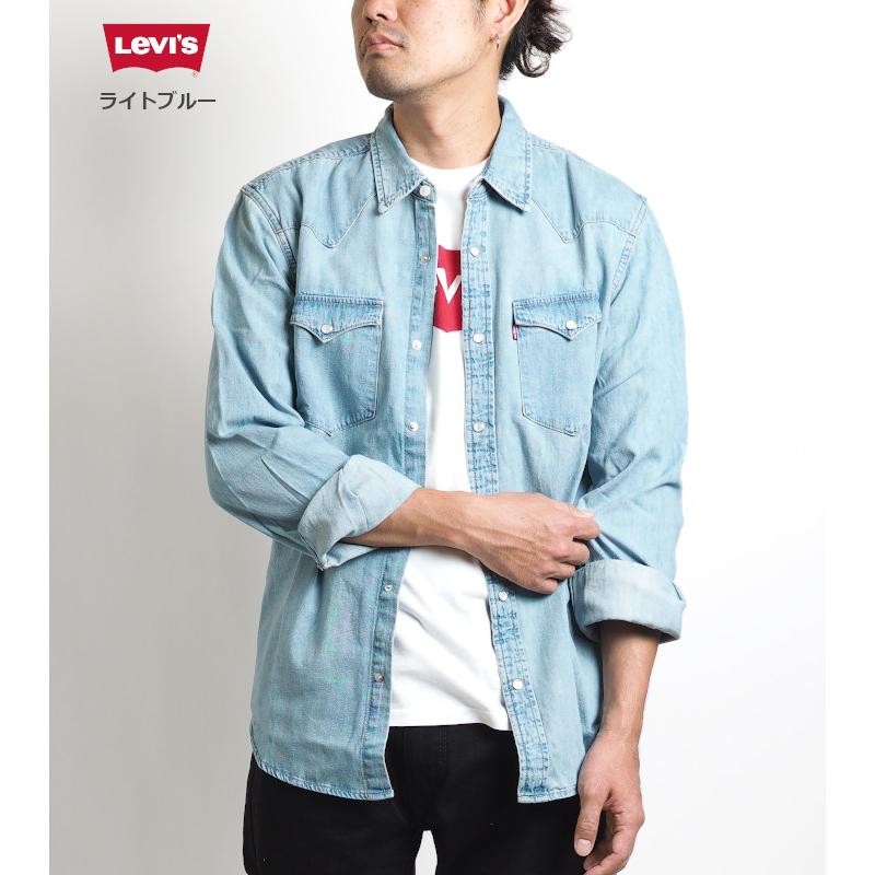 リーバイス Levi's バーストゥー 長袖 デニム ウェスタンシャツ長袖