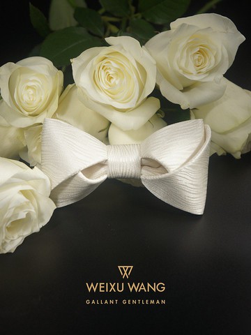 WEIXUWANG玫瑰系列原創手工領結婚禮煲呔bowtie