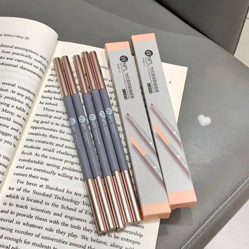 臺灣/✨眉筆小魚海棠推薦眉筆二合一防水持久防汗根脫色分明掉色暈染學生野生