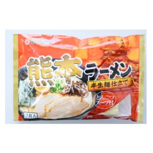 九州熊本の逸品　富貴製麺所　熊本とんこつラーメン　半生麺仕立て　2袋 4食入り 豚骨