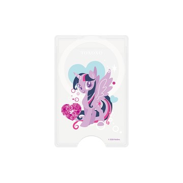 【 TOXOXO 】彩虹小馬｜聰明的紫悅：MagSafe磁吸卡片夾