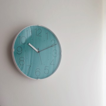 Lemnos CARA 時鐘 - 青