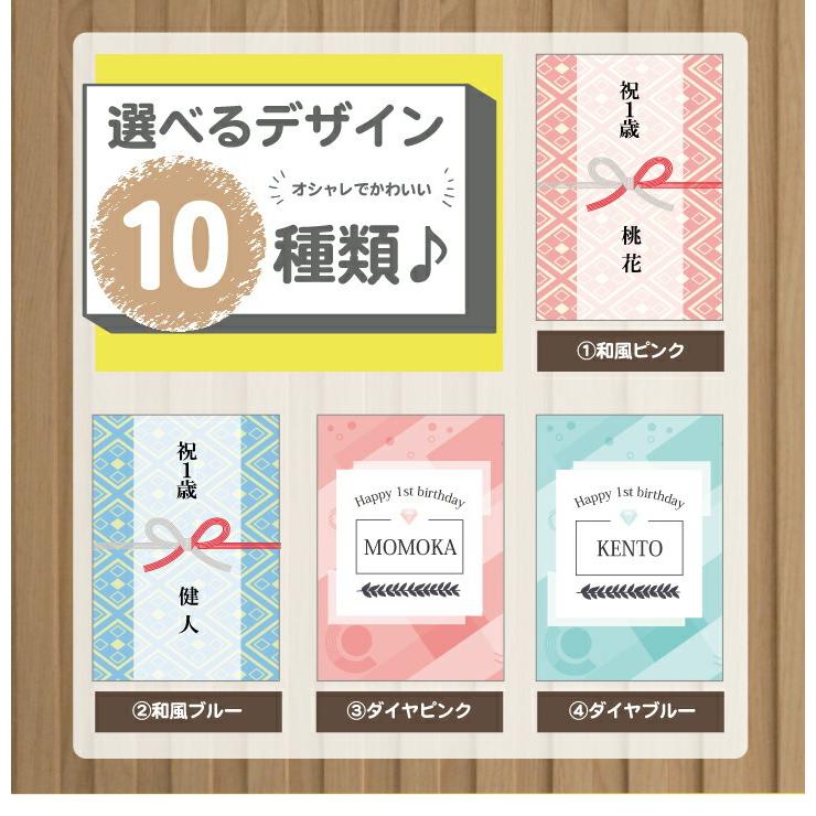 送料無料 一升米 ななつぼし 「300g × 5袋 (計1.5kg)セット」 令和５年産 新米 選び取りカード 10枚付 1歳 誕生日 可愛い プチギフト 名入れ 一升餅